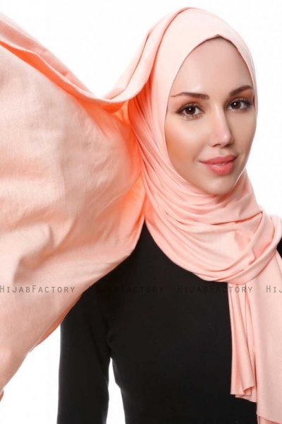 Hanfendy Aprikos Praktisk One Piece Hijab Sjal 201743d