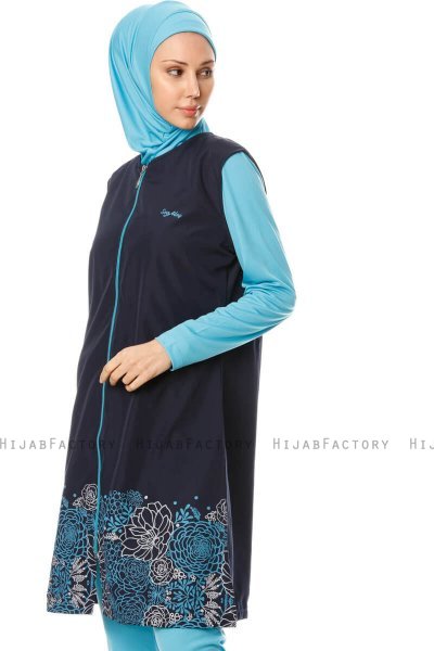 Hatice - Mørk Marine Blå Burkini - Seamay