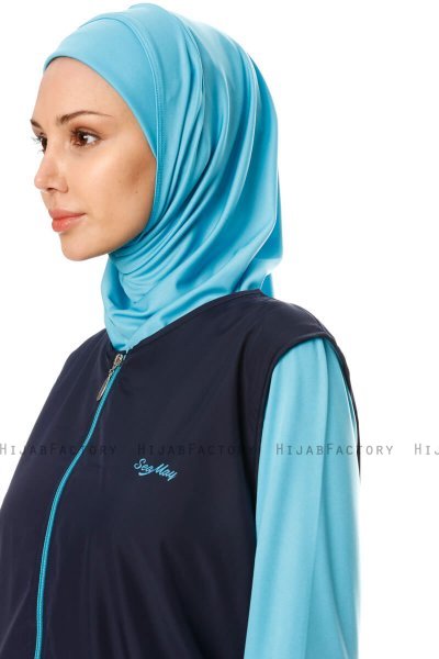 Hatice - Mørk Marine Blå Burkini - Seamay
