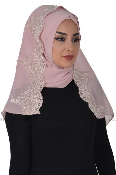 Helena - Gammelrosa Praktisk Hijab - Ayse Turban