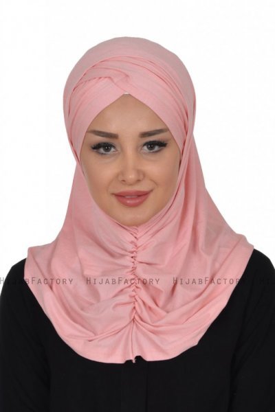 Hilda - Gammelrosa Bomuld Hijab