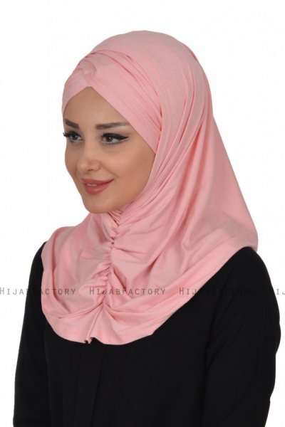 Hilda - Gammelrosa Bomuld Hijab