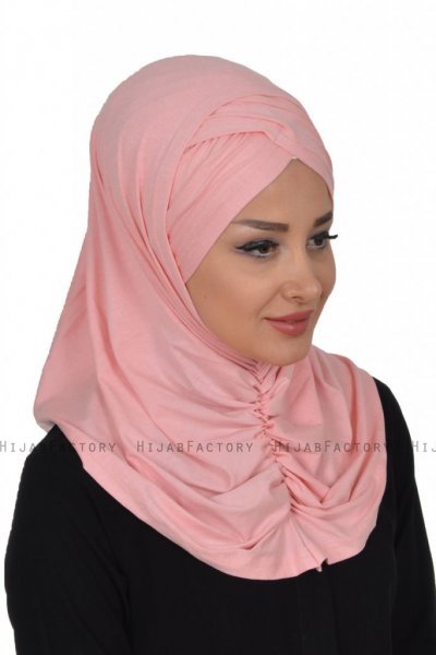 Hilda - Gammelrosa Bomuld Hijab