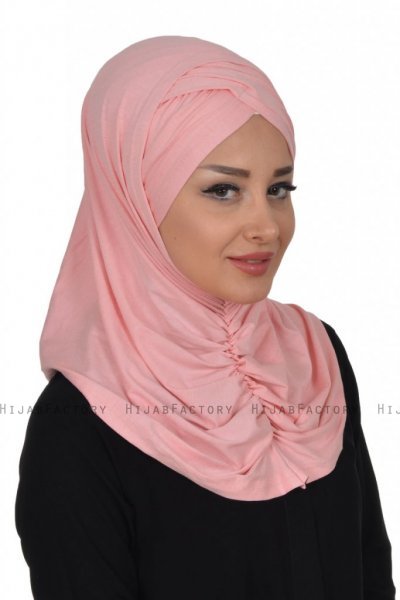 Hilda - Gammelrosa Bomuld Hijab