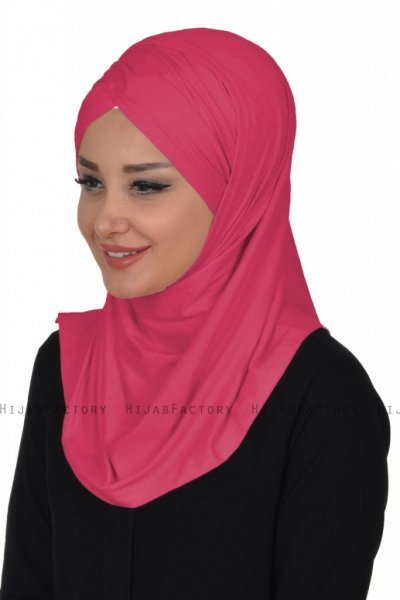 Hilda - Fuchsia Bomuld Hijab