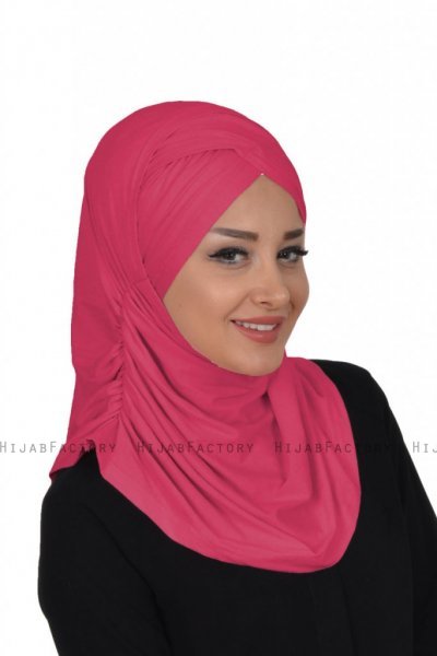 Hilda - Fuchsia Bomuld Hijab