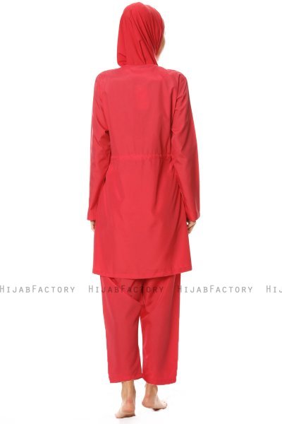 Hiranur - Hindbærrød Burkini - Tesmay