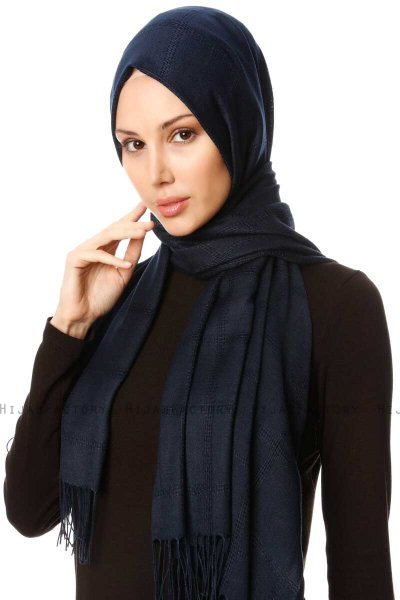 Huriye - Marine Blå Hijab - Özsoy