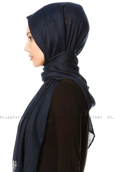 Huriye - Marine Blå Hijab - Özsoy
