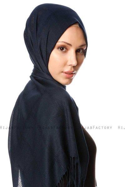Huriye - Marine Blå Hijab - Özsoy