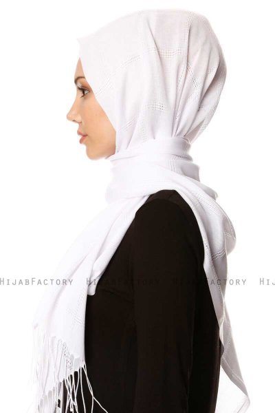 Huriye - Hvid Hijab - Özsoy