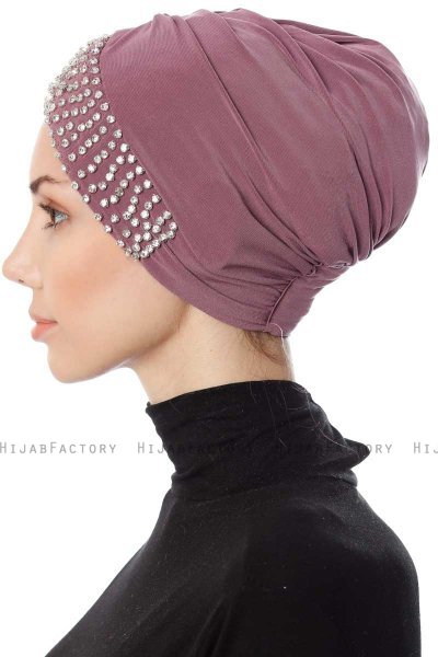 Irmak - Mørkrosa Turban