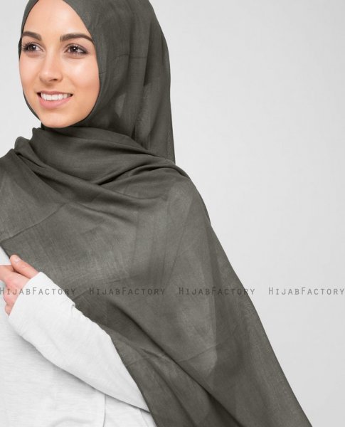 Ivy Green - Grön Viskos Hijab 5HA37b