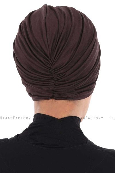 Jill - Brun Bomuld Turban - Ayse Turban