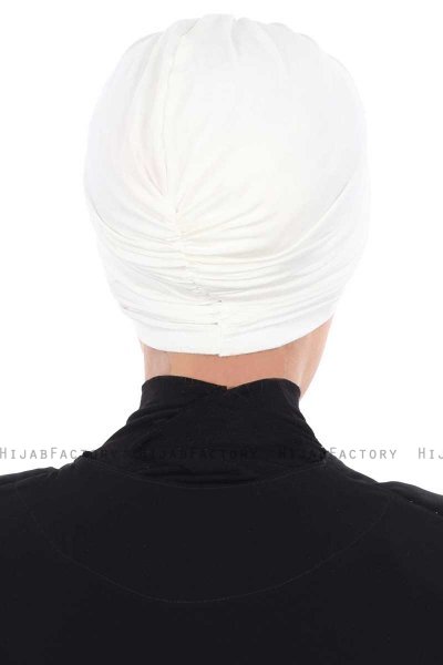 Jill - Creme Bomuld Turban - Ayse Turban
