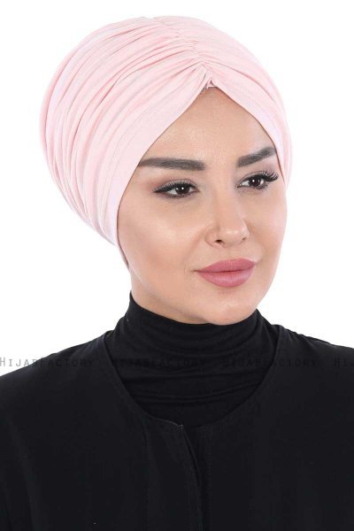 Jill - Gammelrosa Bomuld Turban - Ayse Turban