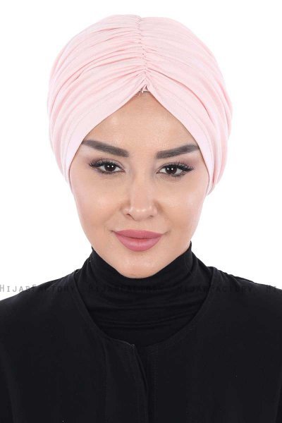 Jill - Gammelrosa Bomuld Turban - Ayse Turban