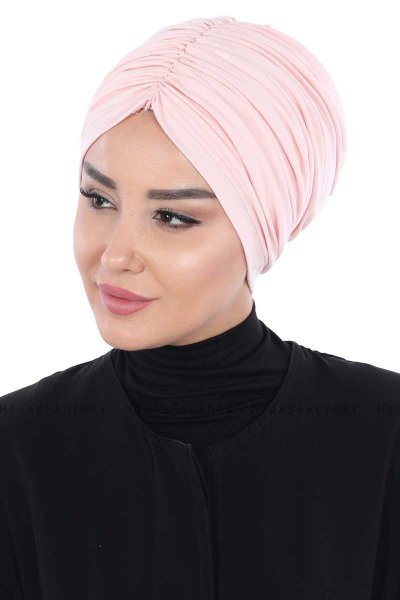 Jill - Gammelrosa Bomuld Turban - Ayse Turban