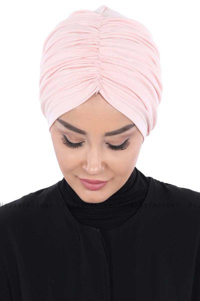 Jill - Gammelrosa Bomuld Turban - Ayse Turban