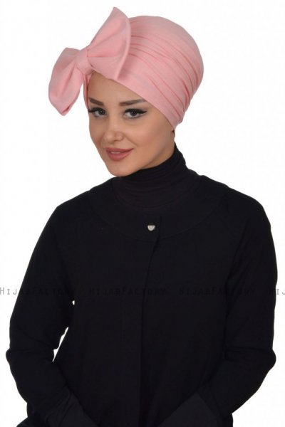 Julia - Gammelrosa Bomuld Turban - Ayse Turban