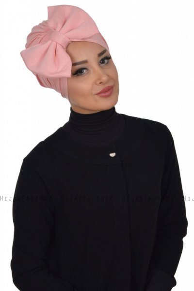 Julia - Gammelrosa Bomuld Turban - Ayse Turban