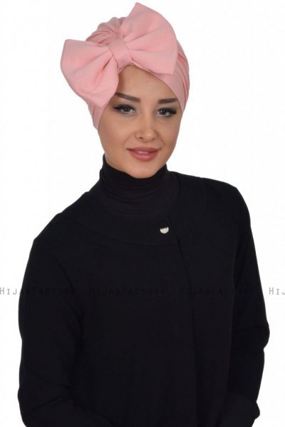 Julia - Gammelrosa Bomuld Turban - Ayse Turban