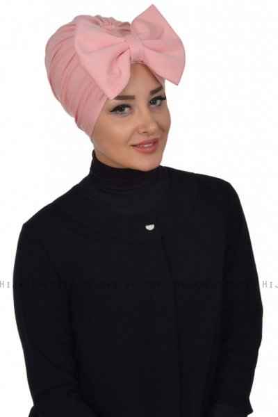 Julia - Gammelrosa Bomuld Turban - Ayse Turban