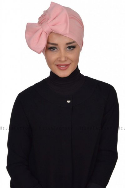 Julia - Gammelrosa Bomuld Turban - Ayse Turban