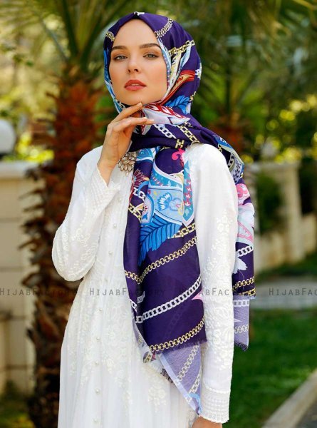 Jumana - Lilla Mønstrede Hijab - Sal Evi