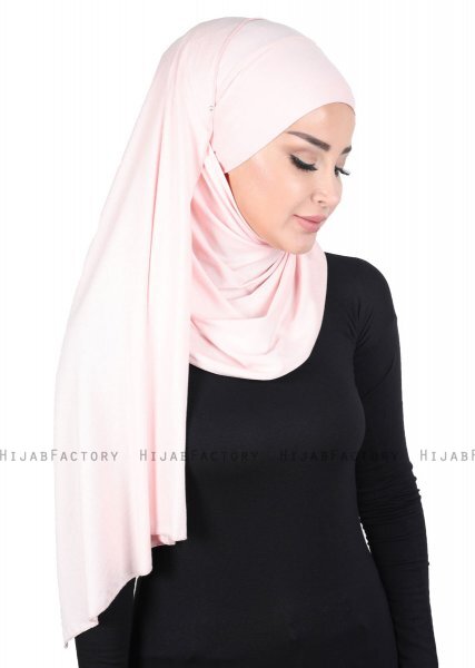 Kaisa - Gammelrosa Praktisk Bumuld Hijab