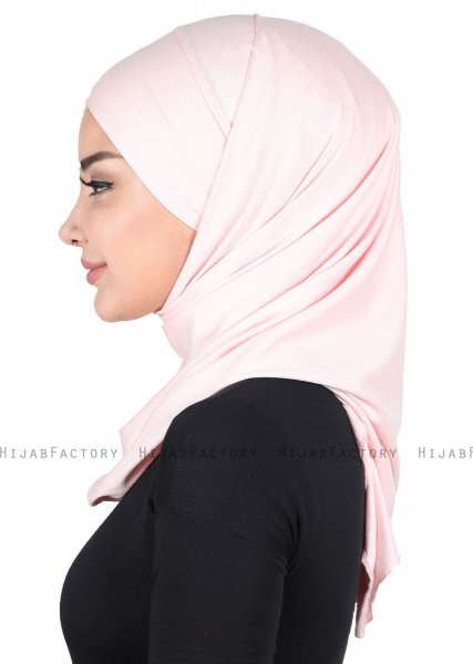 Kaisa - Gammelrosa Praktisk Bumuld Hijab