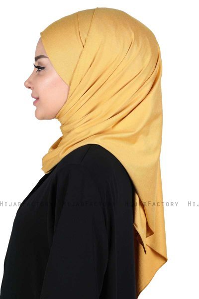 Kaisa - Sennepsgul Praktisk Bumuld Hijab
