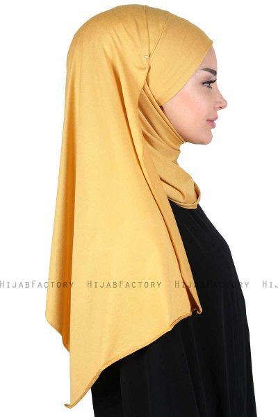 Kaisa - Sennepsgul Praktisk Bumuld Hijab