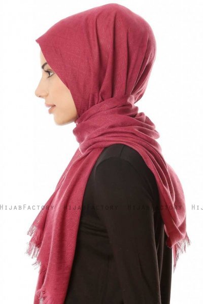 Lalam - Mørk Fuchsia Hijab - Özsoy