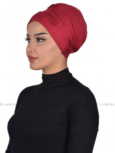 Linda Bordeaux Bomull Turban Ayse Turban 321907b