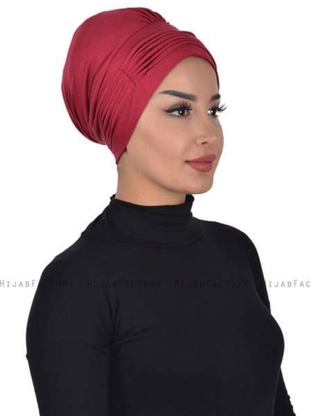 Linda Bordeaux Bomull Turban Ayse Turban 321907c