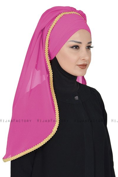 Louise - Fuchsia Praktisk Hijab - Ayse Turban