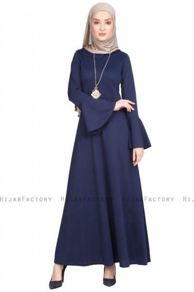 Maryam Marinblå Modest Klänning Miss Halima 280266b