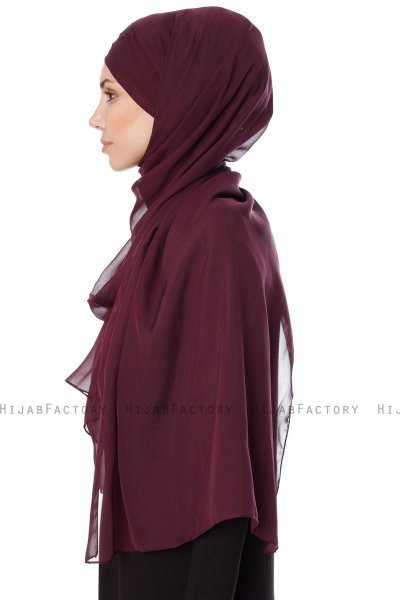 Mehtap - Blomme Praktisk One Piece Chiffon Hijab