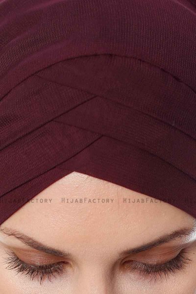 Mehtap - Blomme Praktisk One Piece Chiffon Hijab