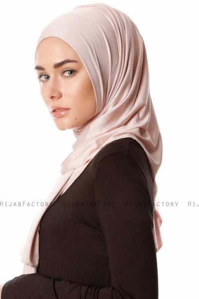 Melek - Gammelrosa Premium Jersey Hijab - Ecardin