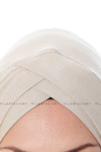 Mia - Lys Taupe One-Piece Al Amira Hijab - Ecardin