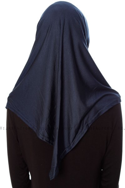 Mia - Marine Blå One-Piece Al Amira Hijab - Ecardin