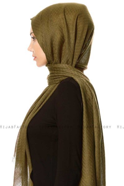 Nalini - Khaki Hijab - Özsoy