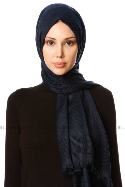 Nalini - Marine Blå Hijab - Özsoy