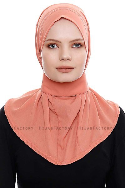 Narin - Lakserosa Praktisk One Piece Crepe Hijab