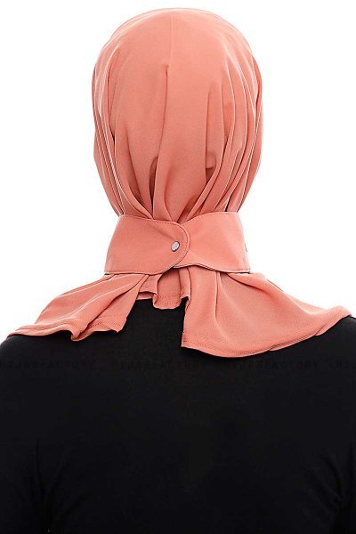 Narin - Lakserosa Praktisk One Piece Crepe Hijab