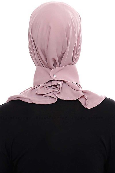Narin - Mørkrosa Praktisk One Piece Crepe Hijab