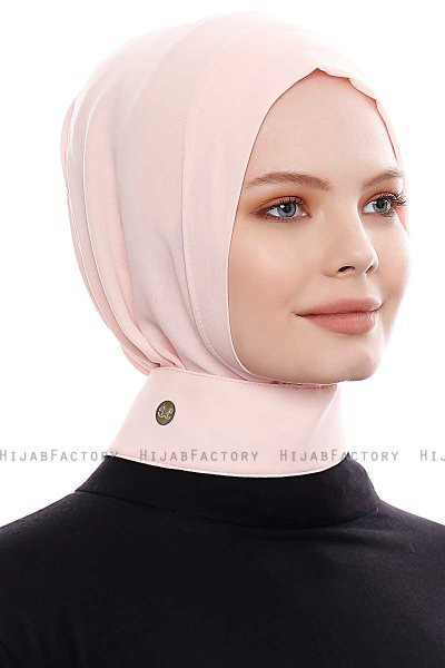 Narin - Pink Praktisk One Piece Crepe Hijab