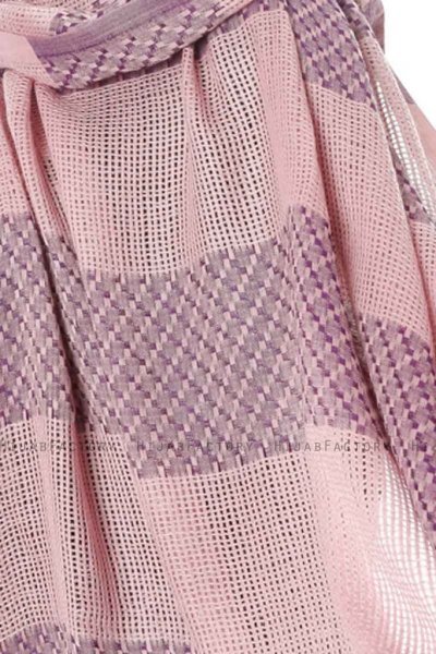 Necla - Mørkrosa To Farvede Hijab - Özsoy